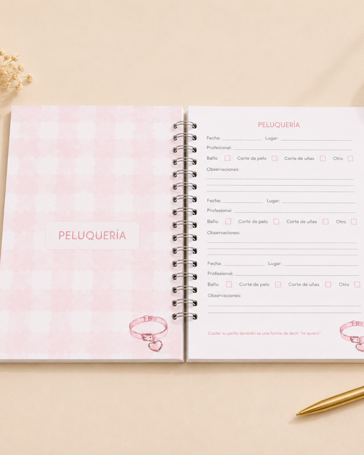 Agenda de Salud para Mascotas Personalizada