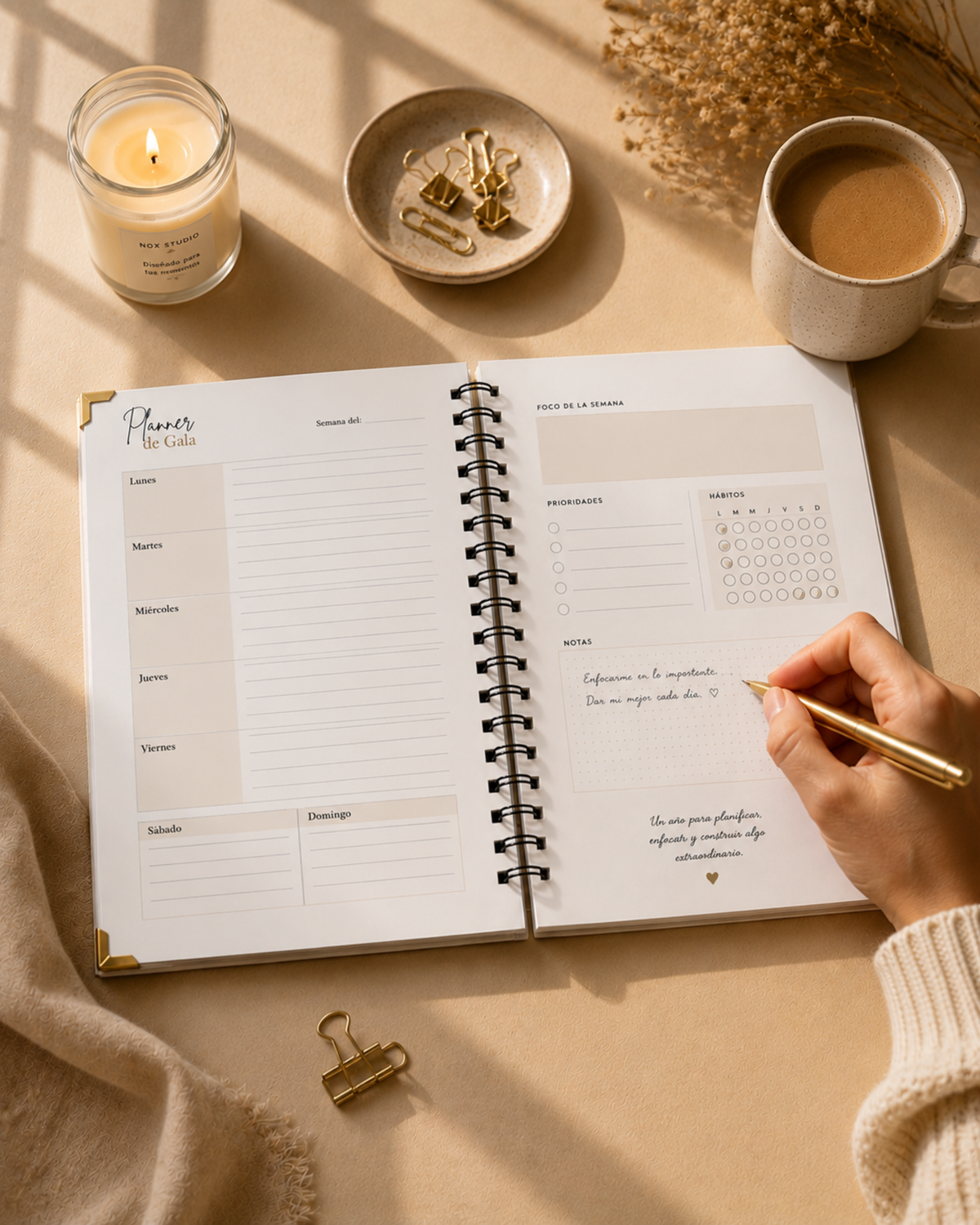 Planner de Gala A5 | Agenda Profesional