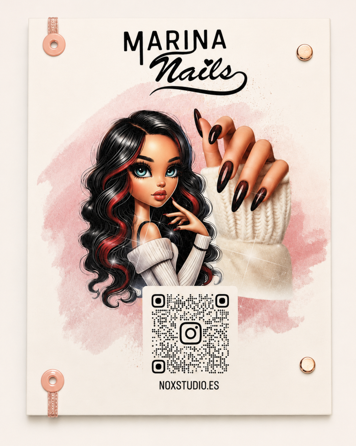 Planner Profesional para Manicuristas A5 | Personalizado y Artesanal