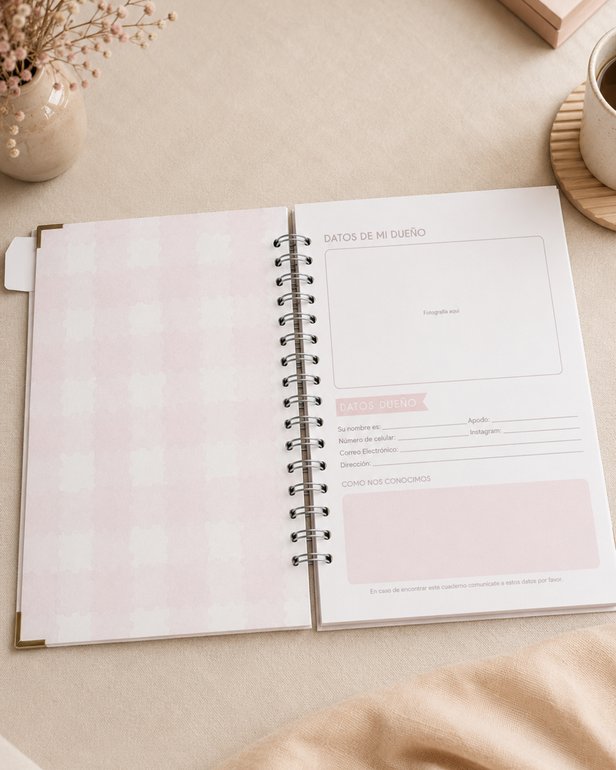 Agenda de Salud para Mascotas Personalizada