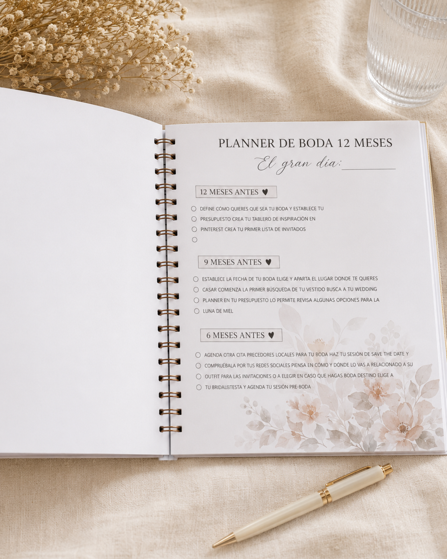 Wedding Planner Personalizado | Organizador de Boda