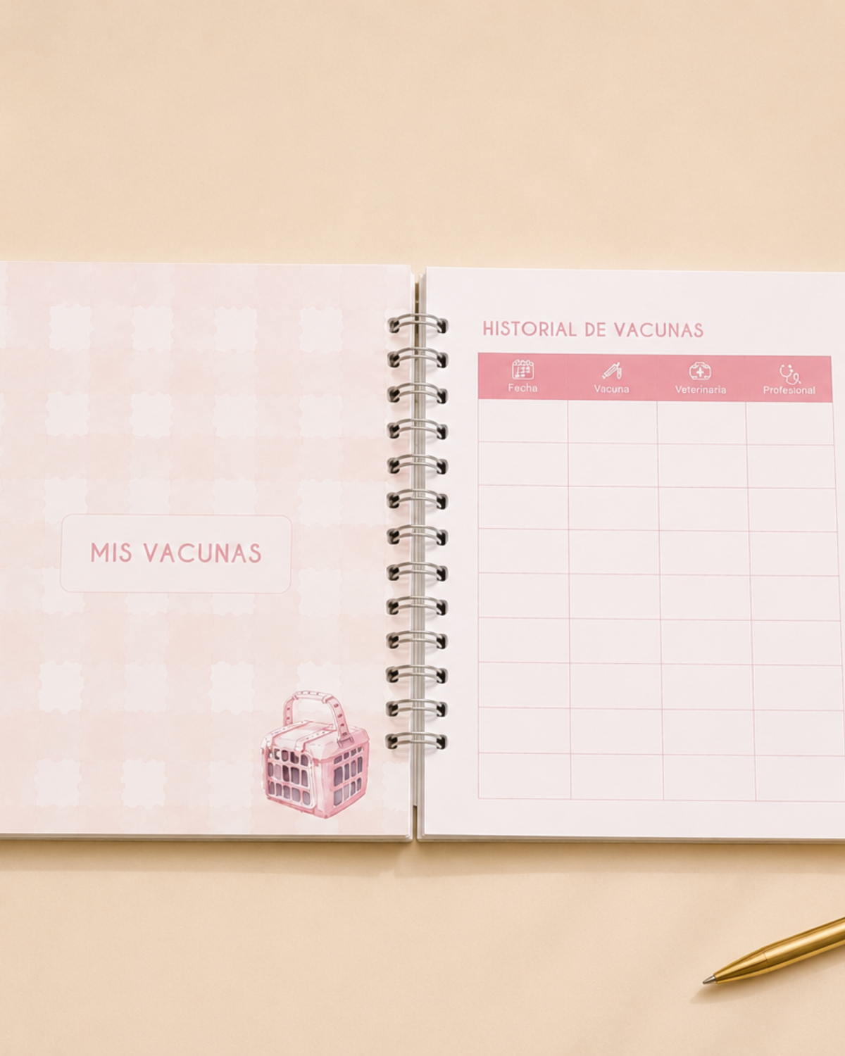 Agenda de Salud para Mascotas Personalizada