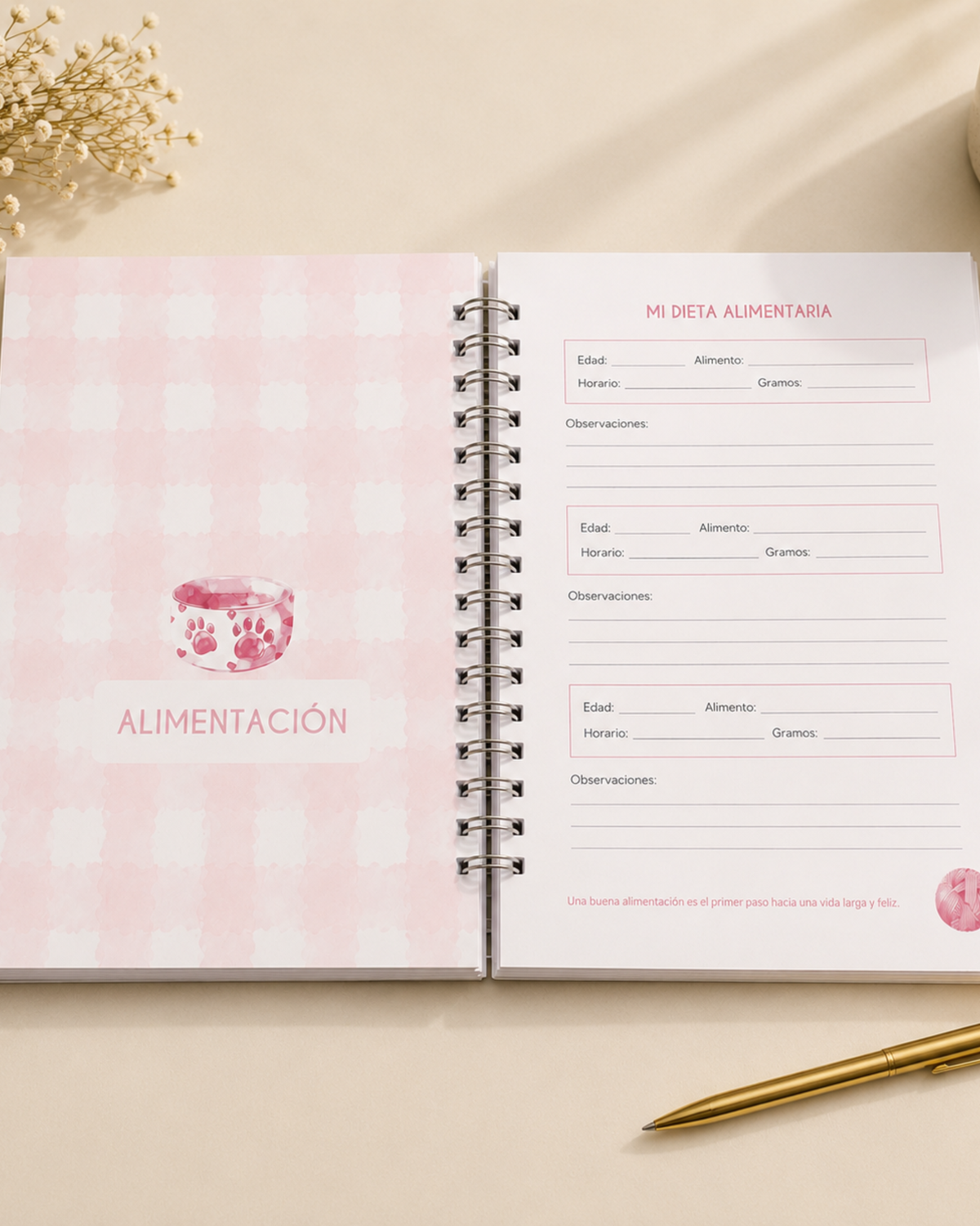 Agenda de Salud para Mascotas Personalizada