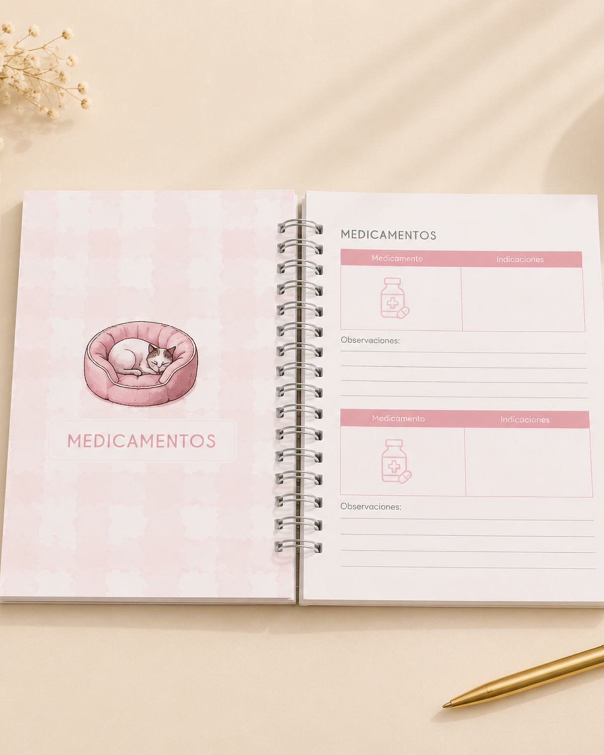 Agenda de Salud para Mascotas Personalizada