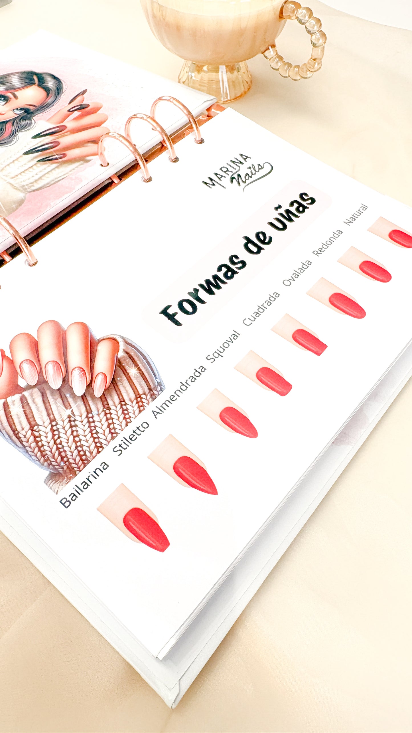 Planner Profesional para Manicuristas A5 | Personalizado y Artesanal