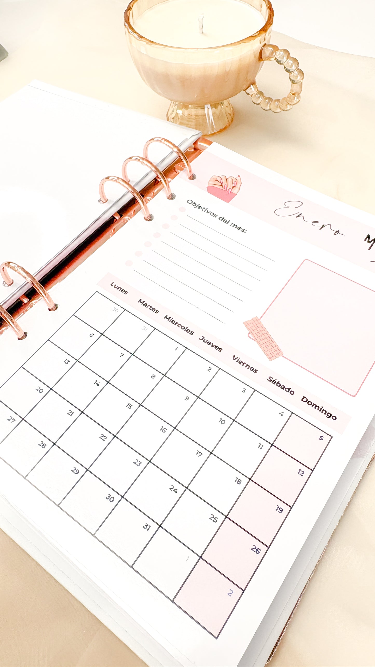 Planner Profesional para Manicuristas A5 | Personalizado y Artesanal
