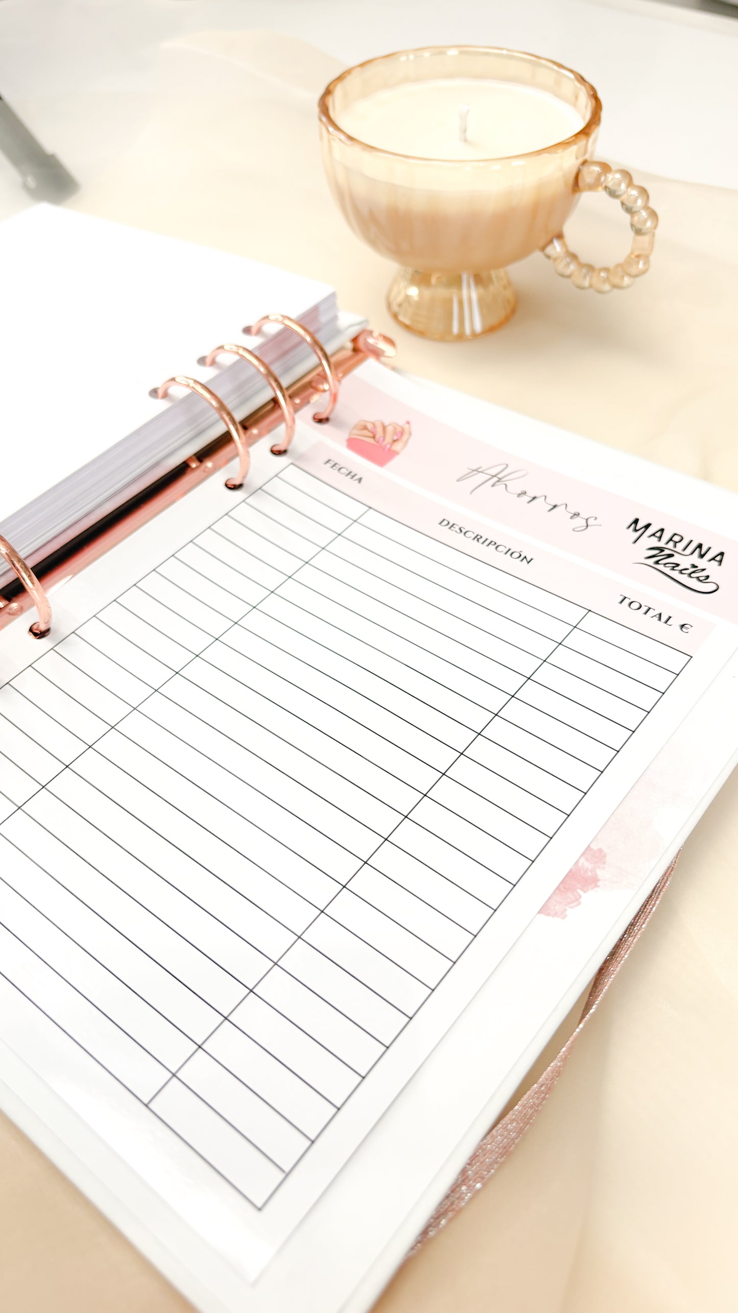 Planner Profesional para Manicuristas A5 | Personalizado y Artesanal