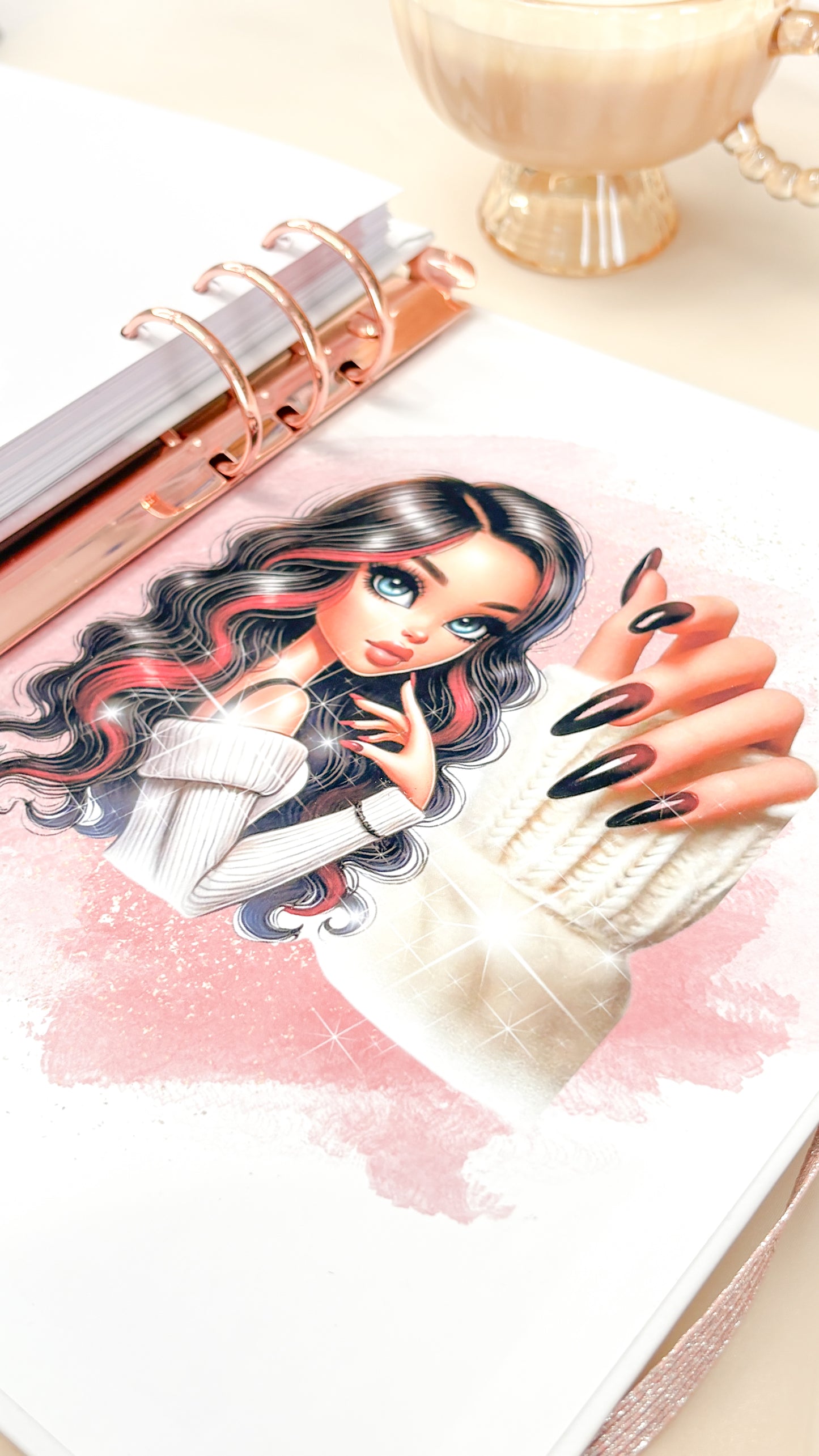 Planner Profesional para Manicuristas A5 | Personalizado y Artesanal