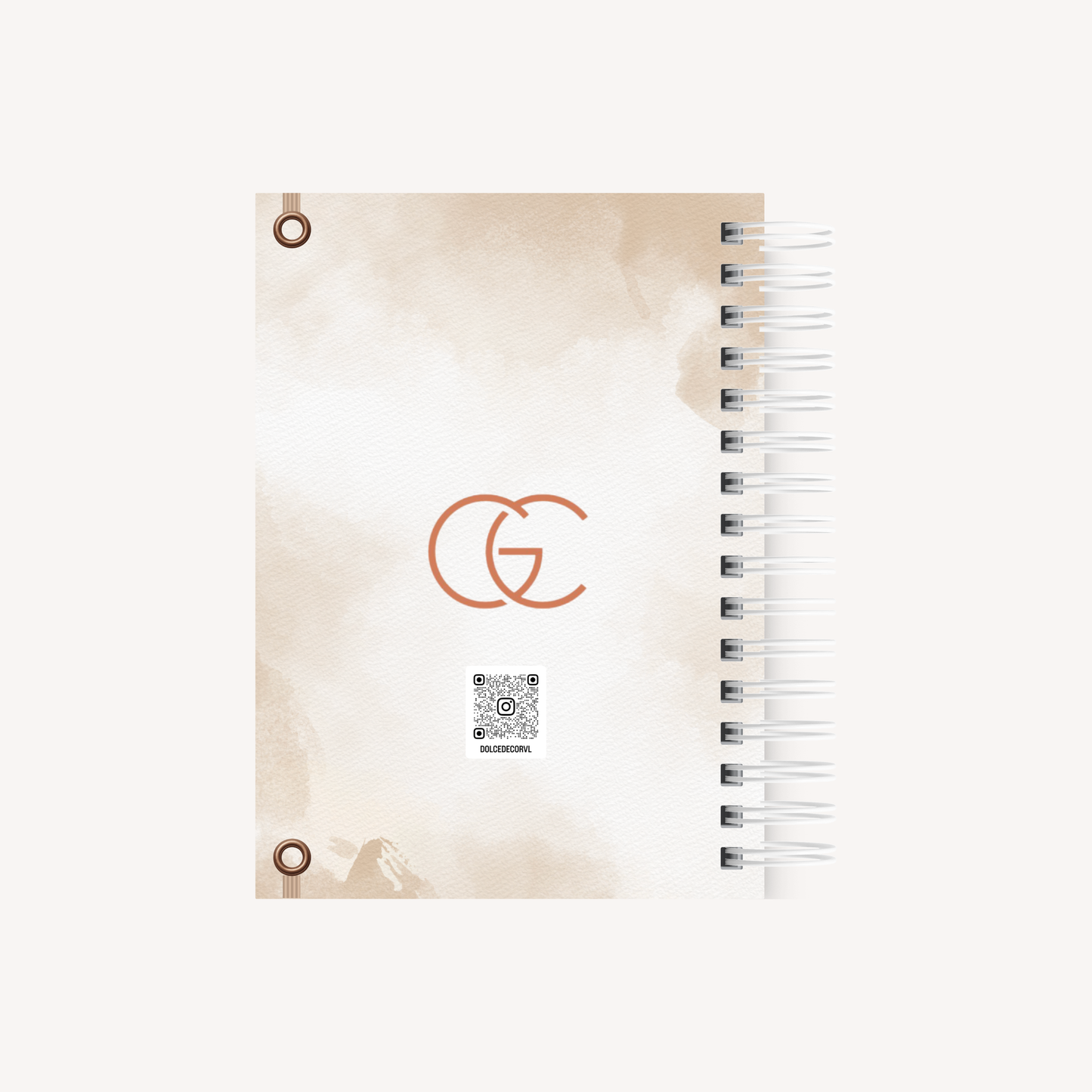 Agenda personalizada A5 2026 | Planner elegante con nombre
